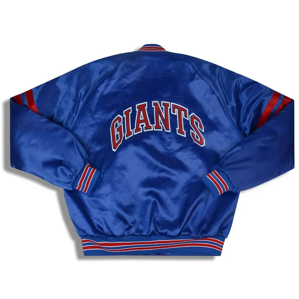 1990s New York Giants Varsity Satin Jacket