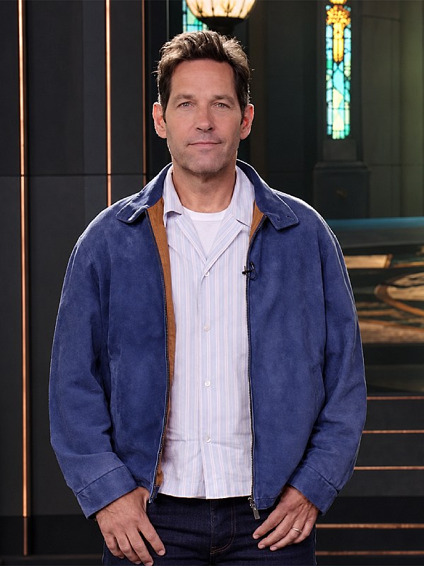 Avengers Doomsday 2026 Paul Rudd Blue Suede Jacket