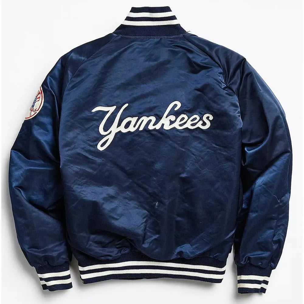 90s New York Yankees Bomber Jacket - back view