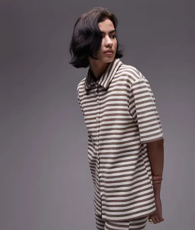 Abbott Elementary S04 Janine Teagues Striped Shirt