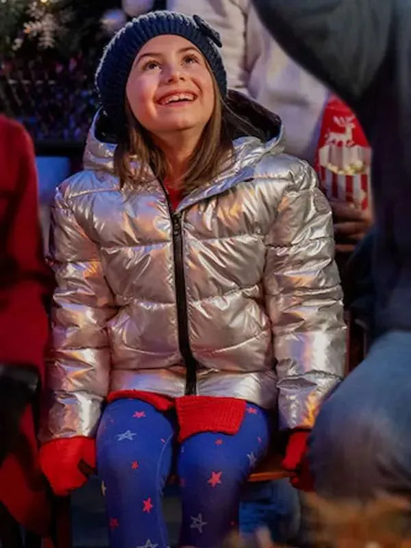Abby Villasmil Best Christmas Ever 2023 Puffer Jacket