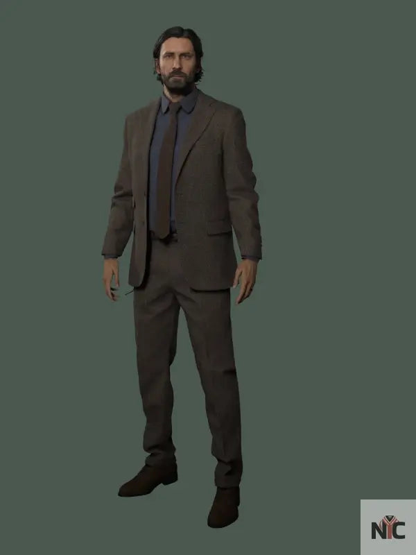 Alan Wake 2 Ilkka Villi Suit Clanton Jacket