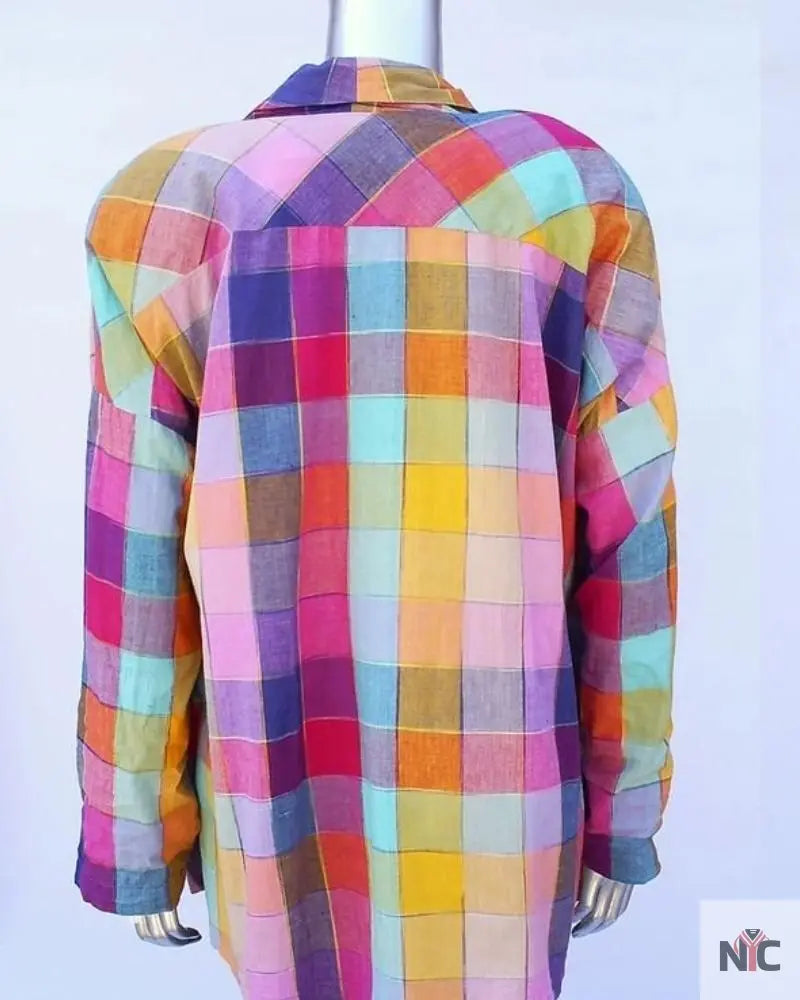 And Just Like That Carrie Bradshaw Rainbow Jacket - Clanton Jacket
