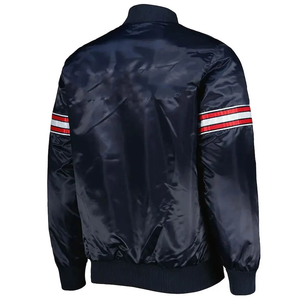 Atlanta Falcons Navy Blue Jacket - back view
