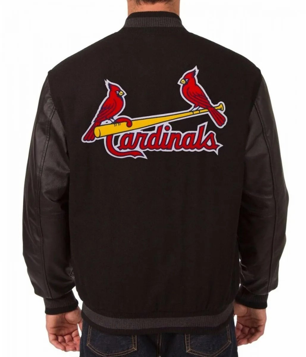 St. Louis Cardinals Varsity Jacket - back view