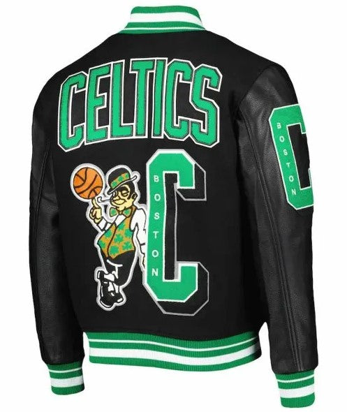 Boston Celtics Black Championship Jacket