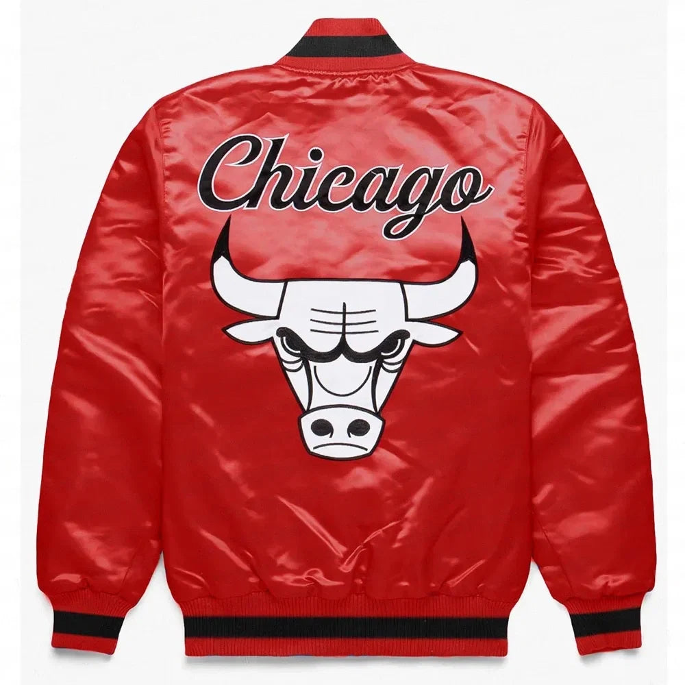 Chicago Bulls Exclusive Red Satin Jacket