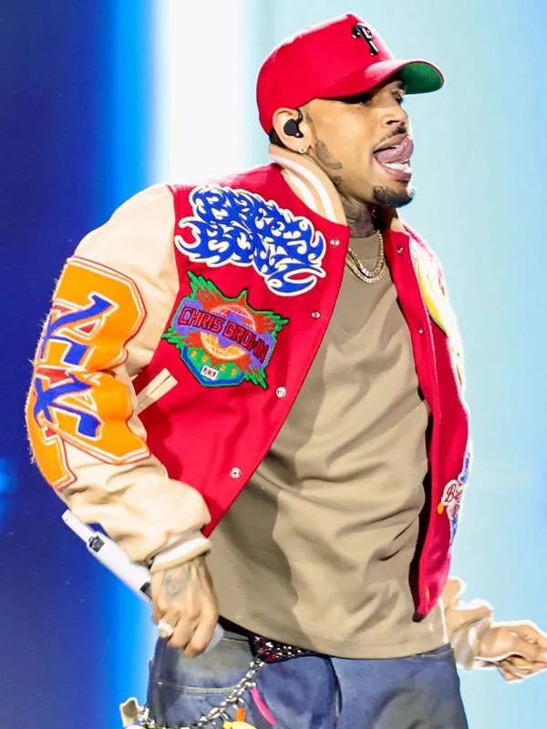 Chris Brown Breezy Bowl XX Varsity Jacket
