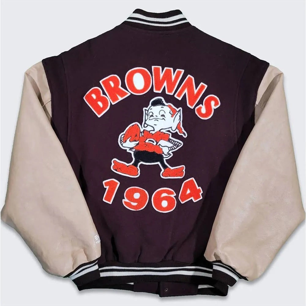 Cleveland Browns 1964 Varsity Jacket - detail view