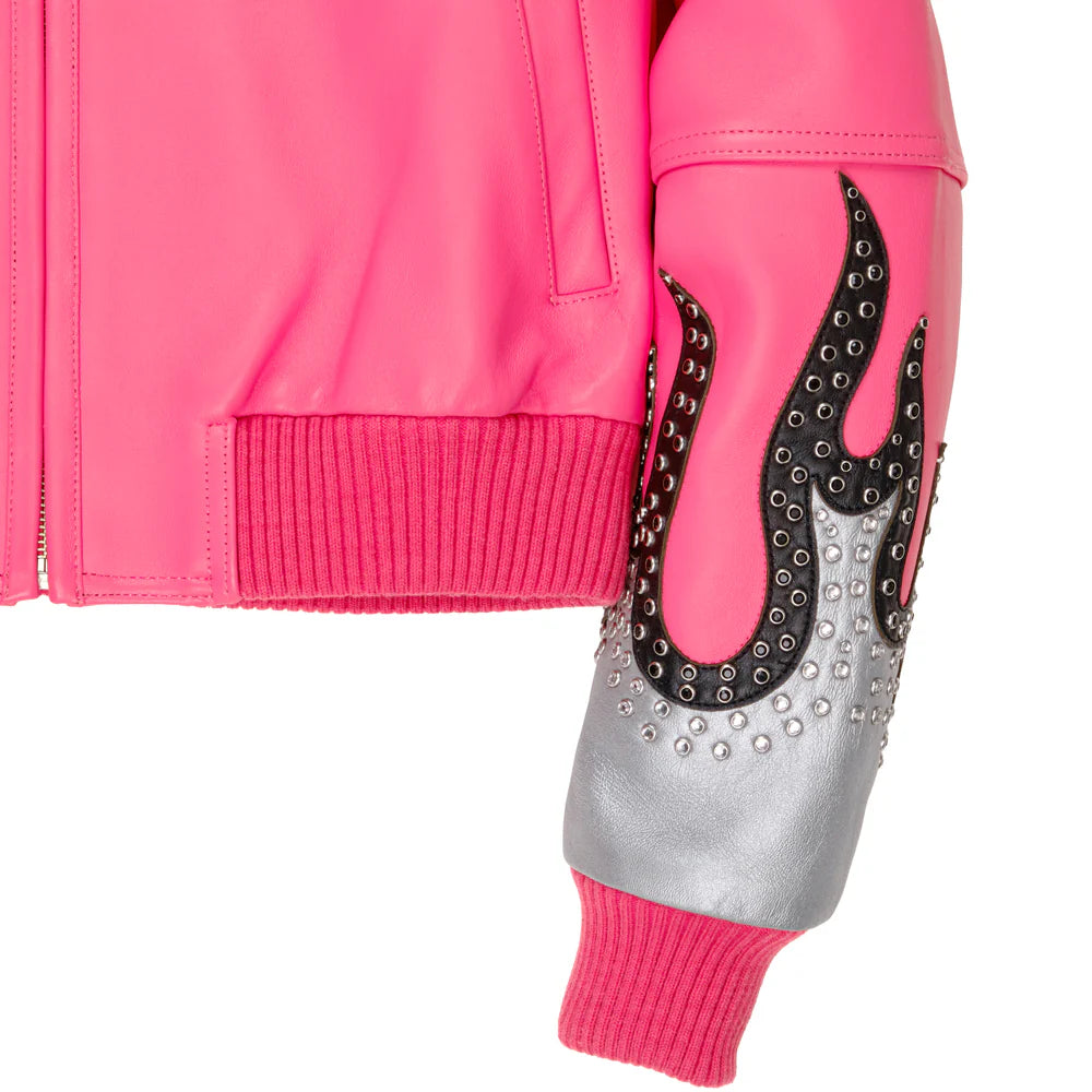 World Famous Pelle Pelle Women's Pink Jacket - alternate view