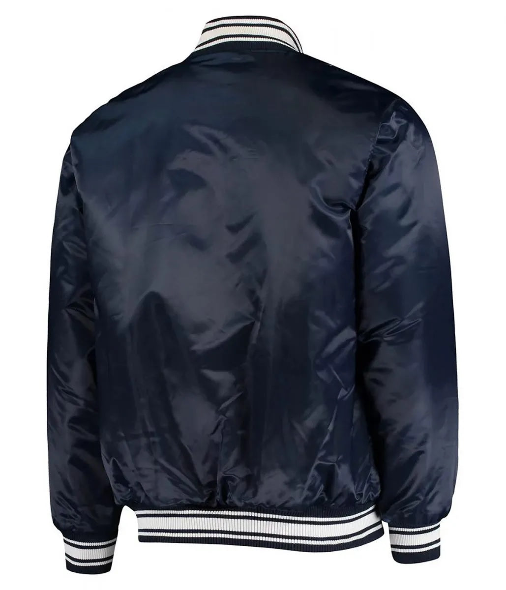 Denver Broncos Locker Room Full-Snap Satin Jacket - side view