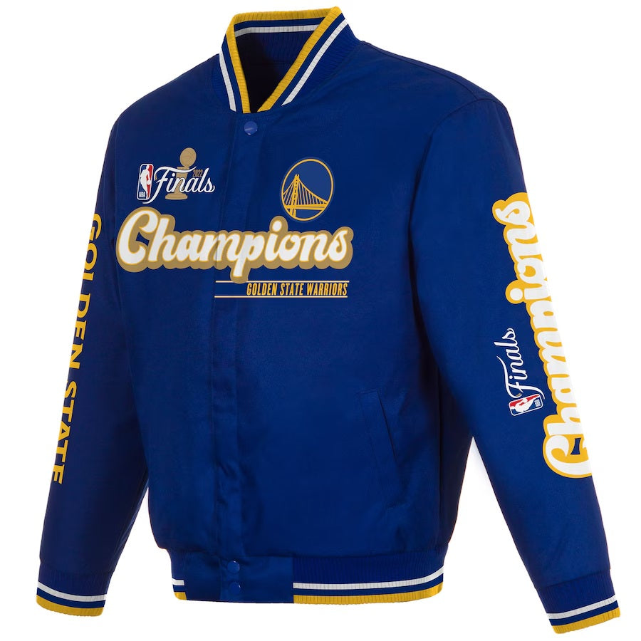 Golden State Warriors 2022 NBA Finals Champions Jacket - back view