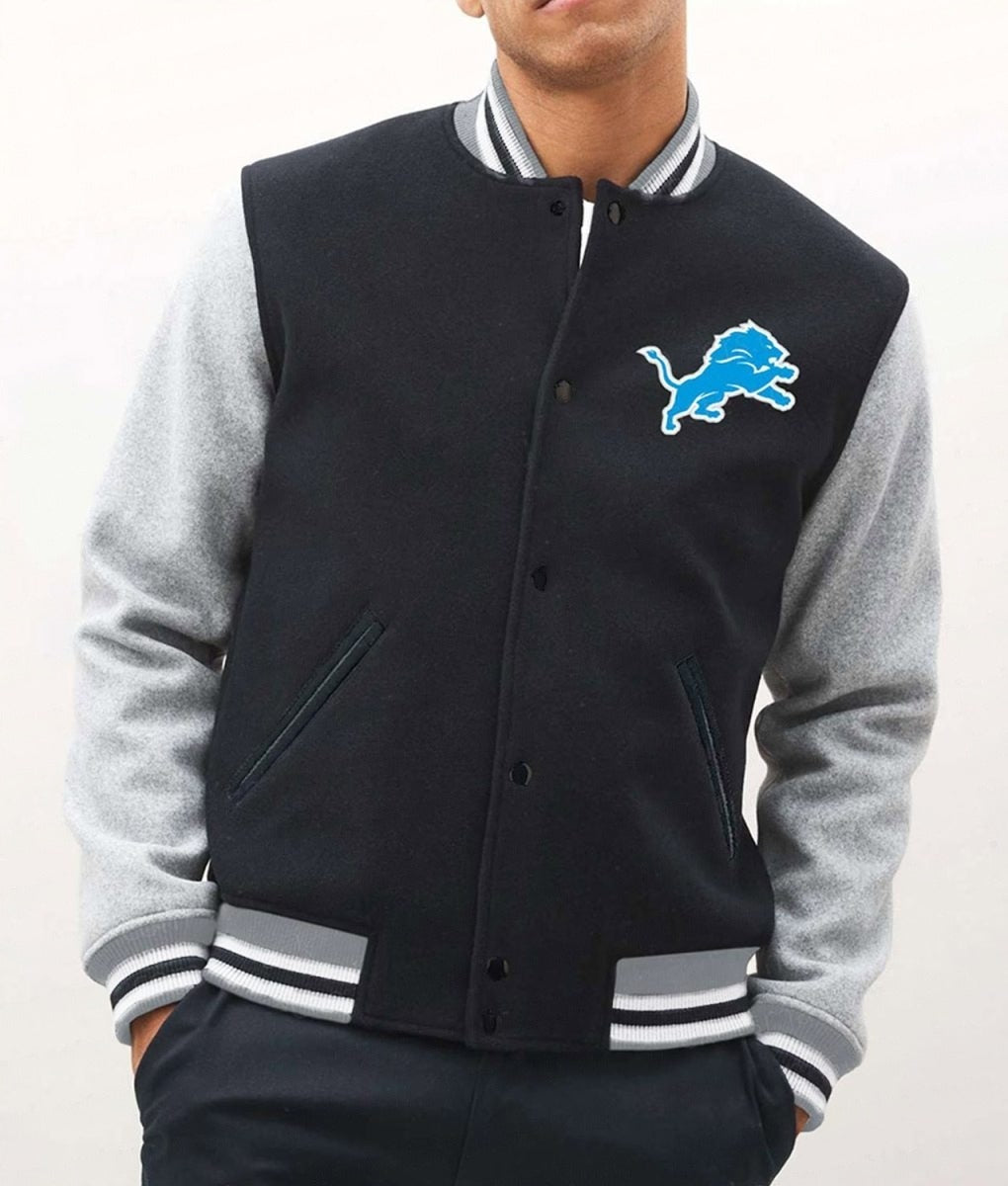 Detroit Lions Eddie Murphy Beverly Hills Cop 4 Jacket - back view