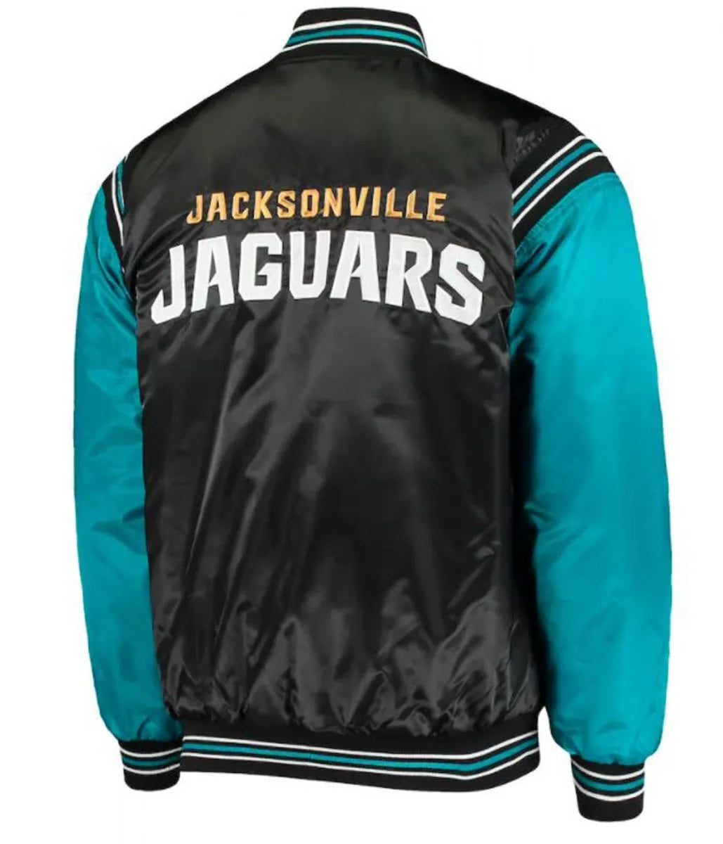 Jacksonville Jaguars Starter Satin Jacket - back view