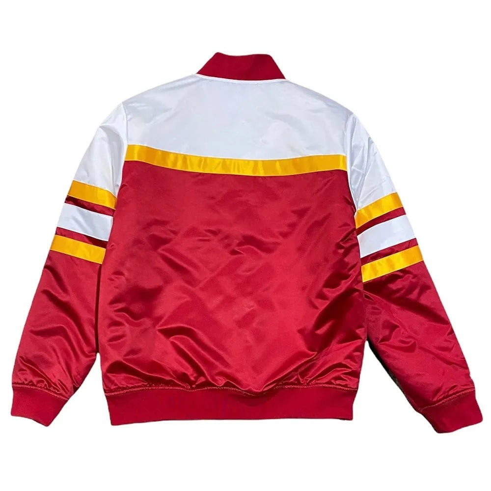 Kansas City Chiefs Special Script Heavyweight Satin Jacket - back view