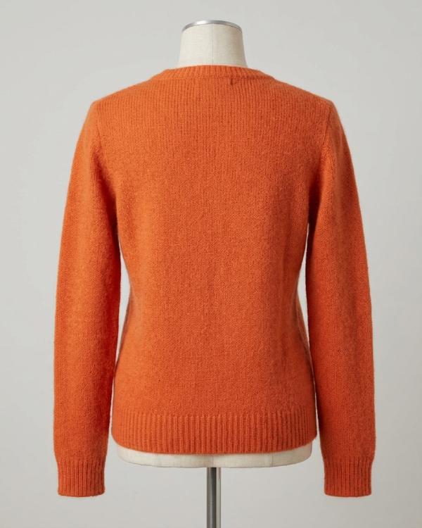Lane Kim Gilmore Girls Season 3 Elephant Print Orange Sweater - side view