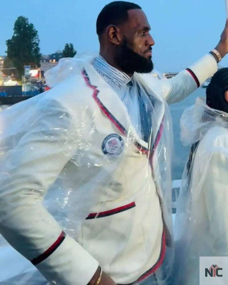 Lebron James Olympics 2024 Blazer Clanton Jacket