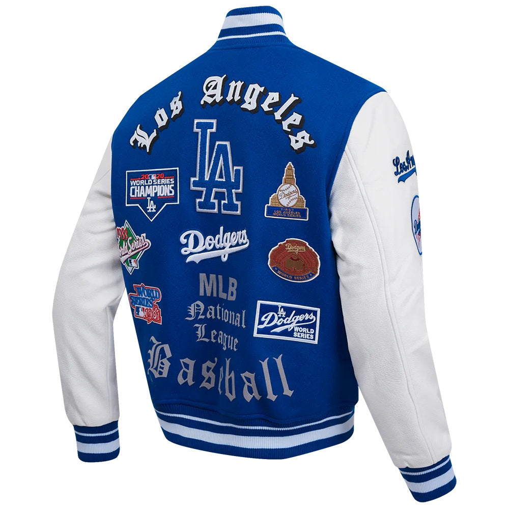 Los Angeles Dodgers Old English Varsity Jacket