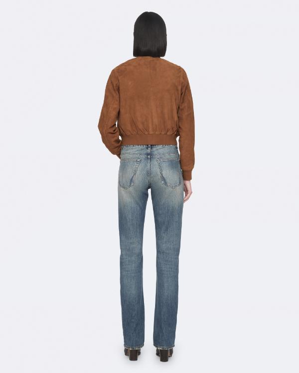 Love Of Your Life 2026 Margaret Qualley Brown Bomber Jacket - view 3