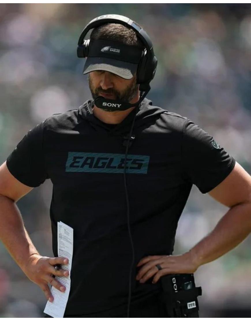 Nick Sirianni NFL Preseason 2025 Eagles Hoodie