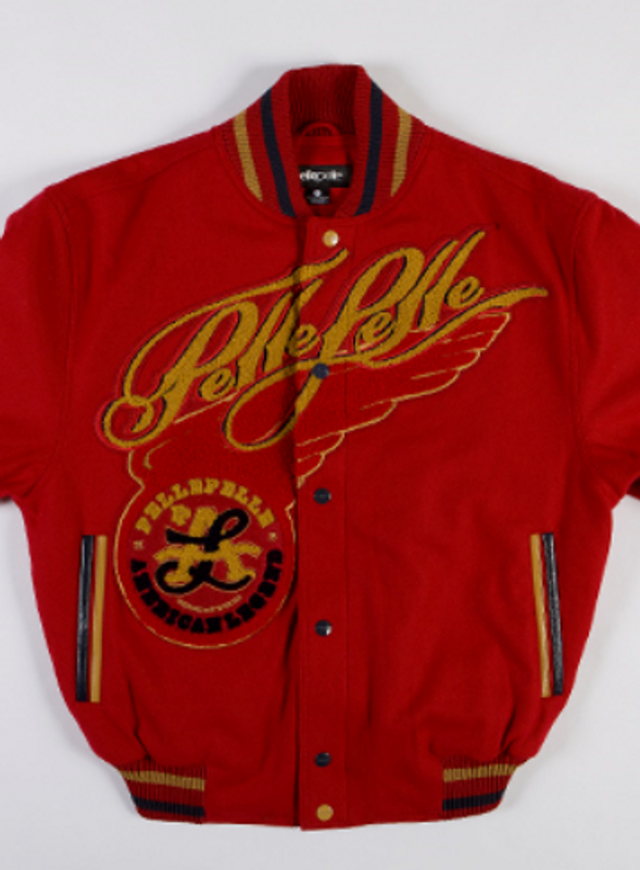 Pelle Pelle Red Varsity Jacket