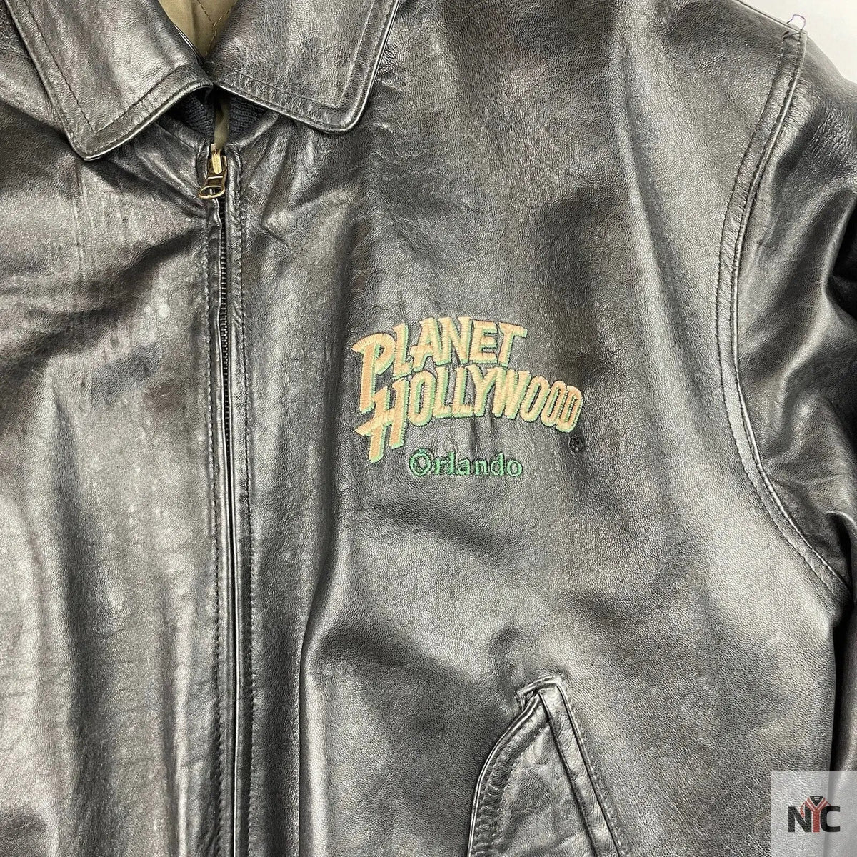 Planet Hollywood Orlando Leather Jacket Clanton Jacket
