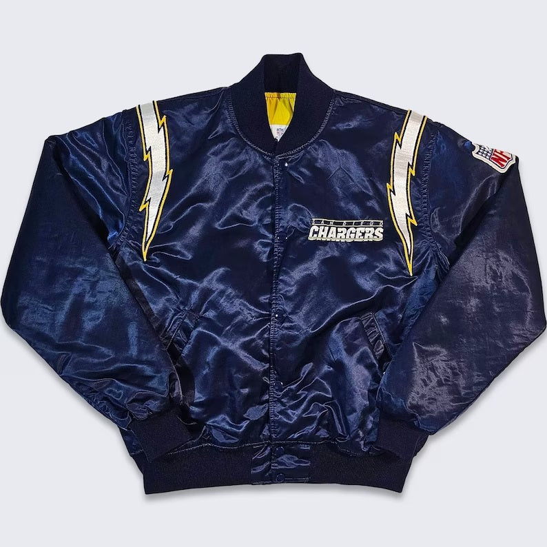 San Diego Chargers 80s Satin Jacket