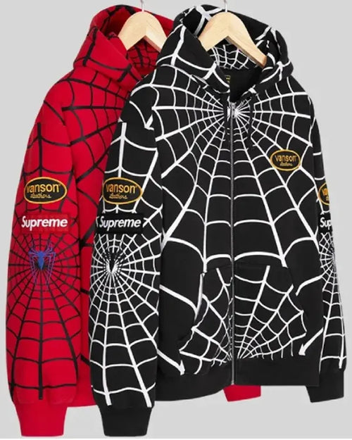 Spiderman Zip Up Hoodie