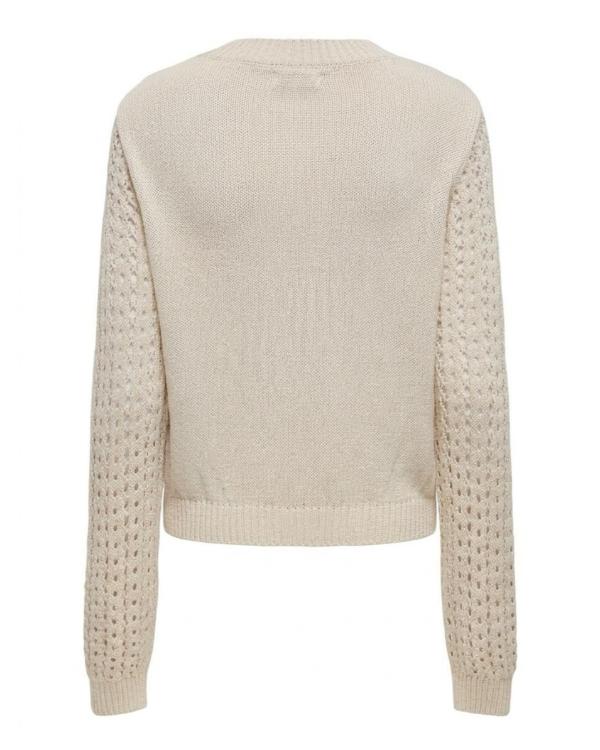 Signora Volpe S03 Emilia Fox Openwork Crew Neck Jumper - view 3