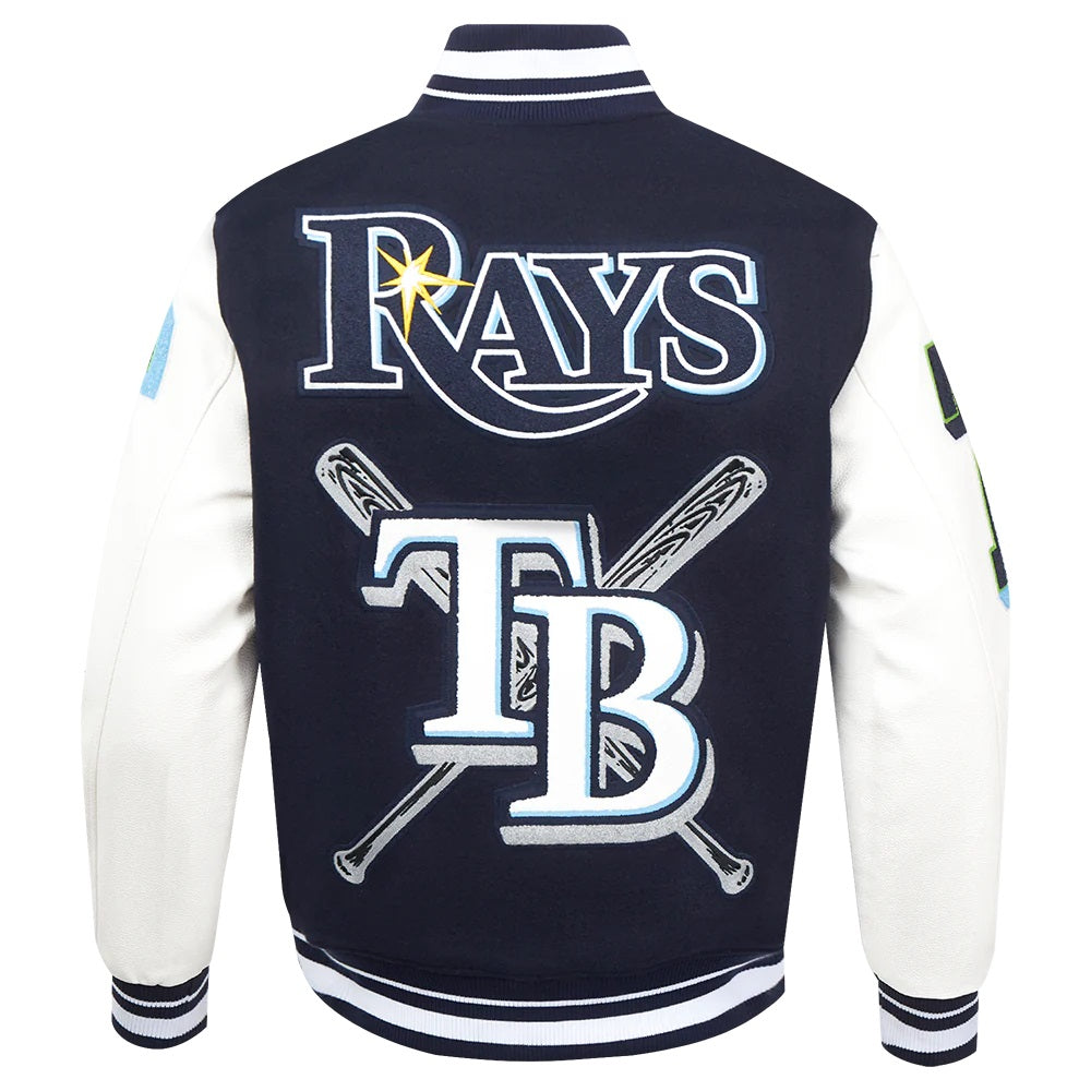 Tampa Bay Rays Mashup Varsity Jacket - back view