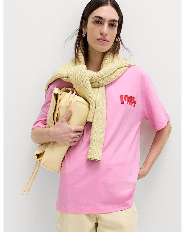 The Celebrity Traitors S02 Hannah Fry Pink Oversized T-Shirt - view 2