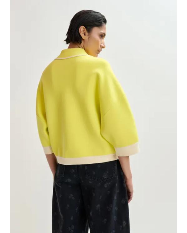 Hannah Fry The Celebrity Traitors S2 Yellow Cardigan - view 4