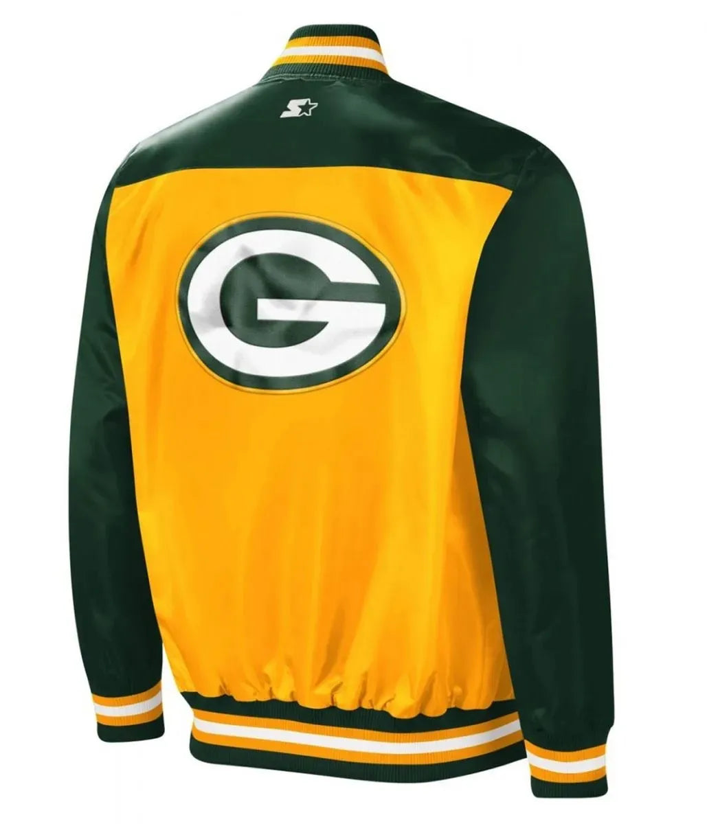 Tradition Green Bay Packers Satin Jacket