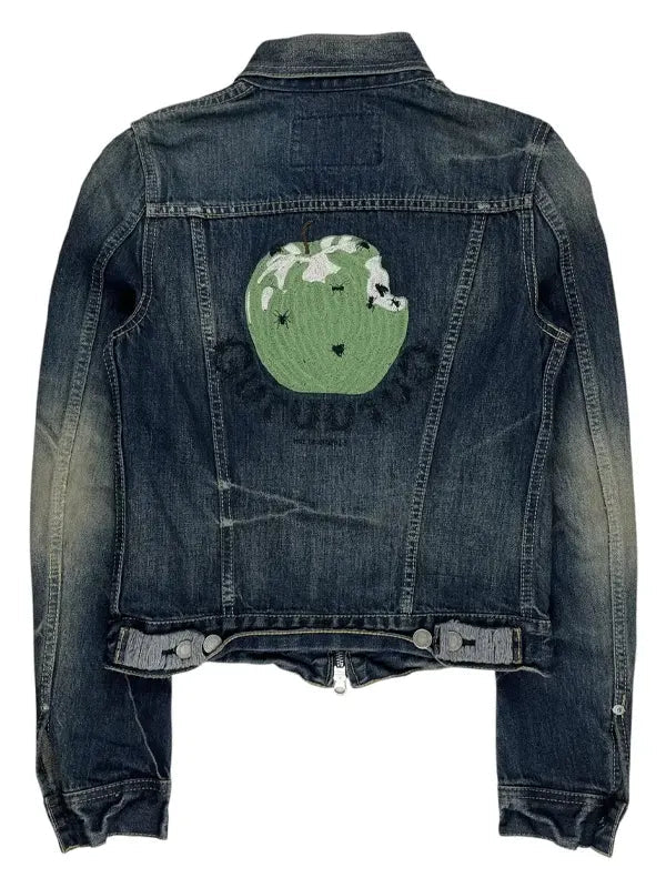 Undercover Guruguru-era Apple Embroidered Denim Jacket