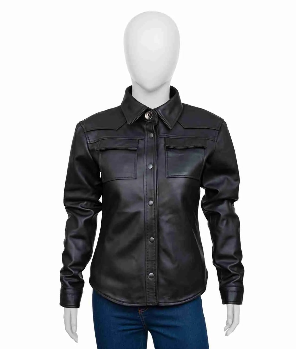 Womens Turn Down Collar Jacket