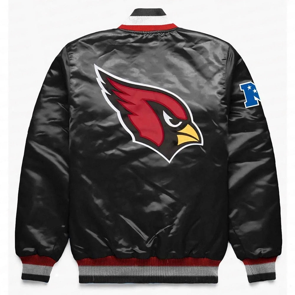 Arizona Cardinals Exclusive Satin Jacket - back view