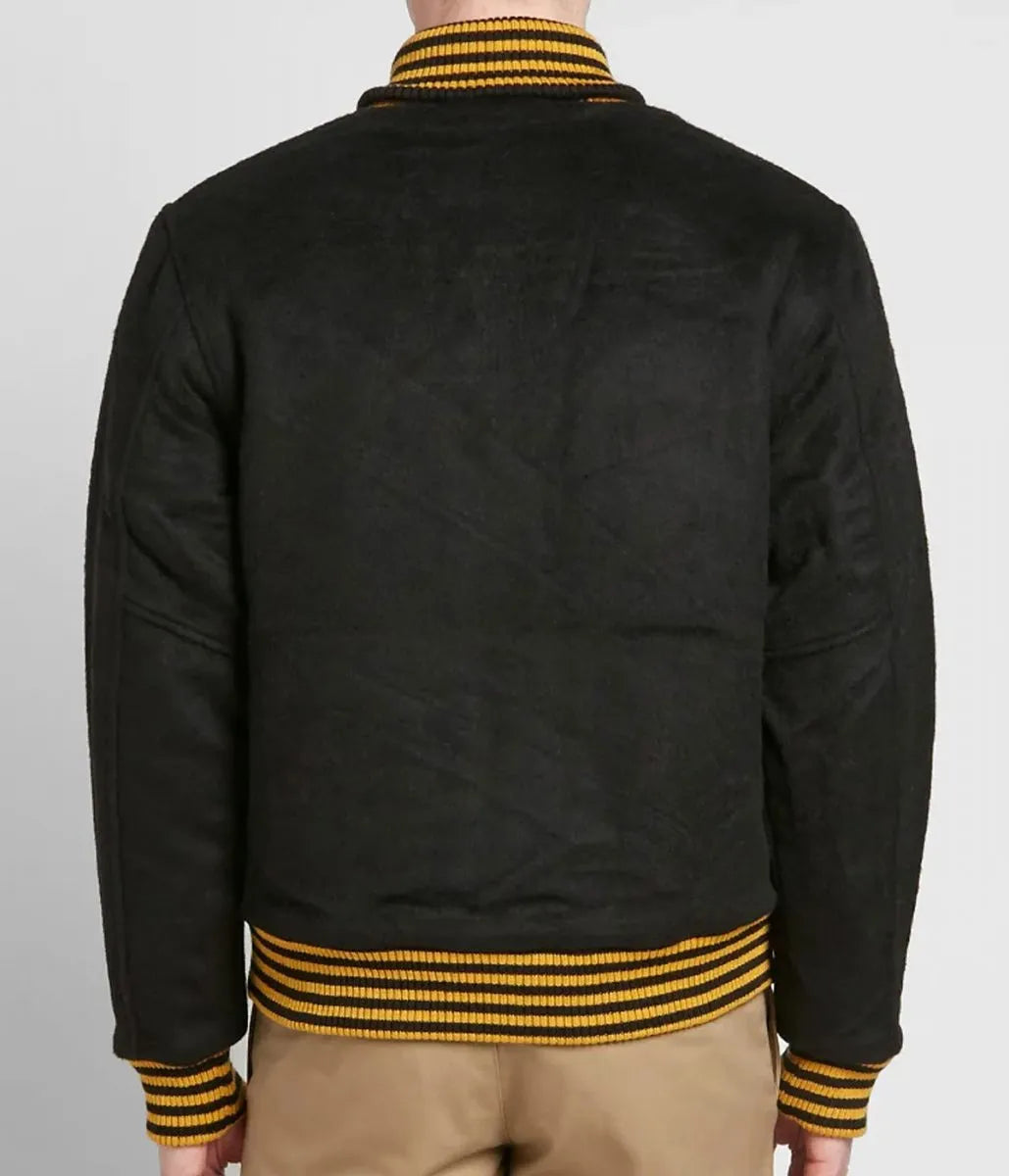 Astro BBC Black Wool Varsity Jacket - alternate view