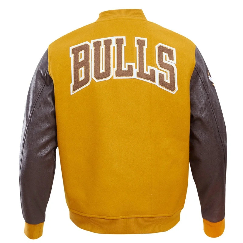 Chicago Bulls Classic Wool Varsity Jacket - back view