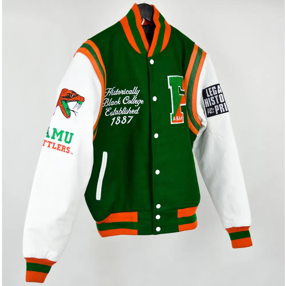 Florida Am University Motto 2.0 Letterman Jacket - alternate view