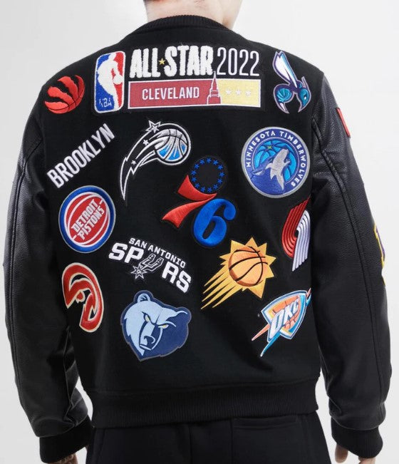 NBA All Star Game 2022 Varsity Jacket - back view