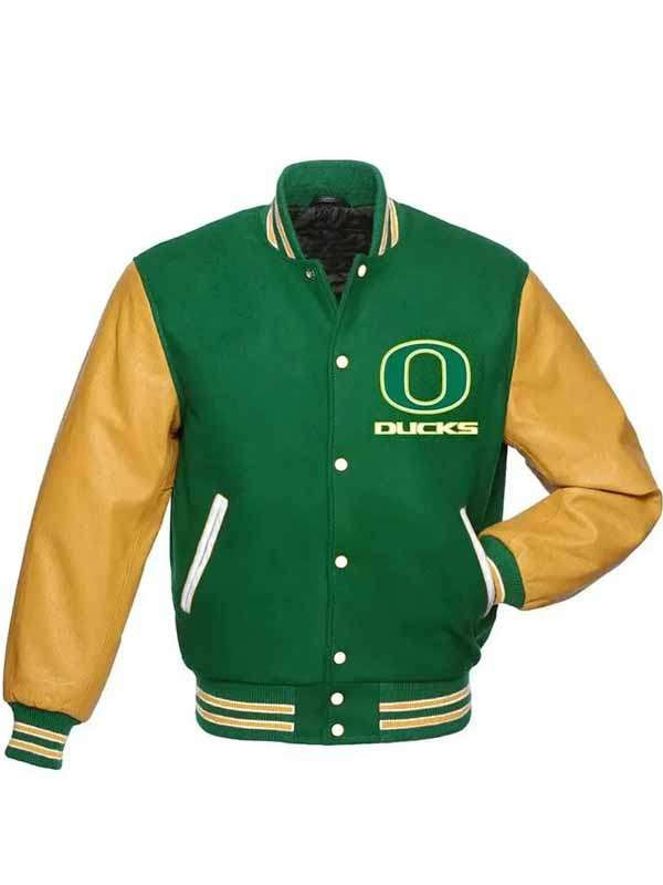 Oregon Ducks Varsity Jacket - back view