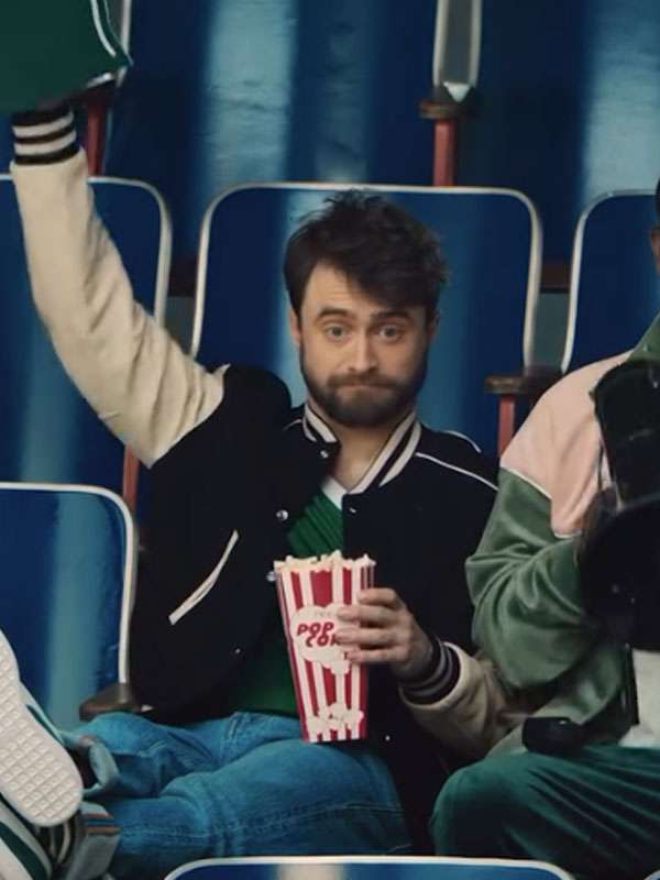 Daniel Radcliffe the Fall and Rise of Reggie Dinkins Varsity Jacket - alternate view