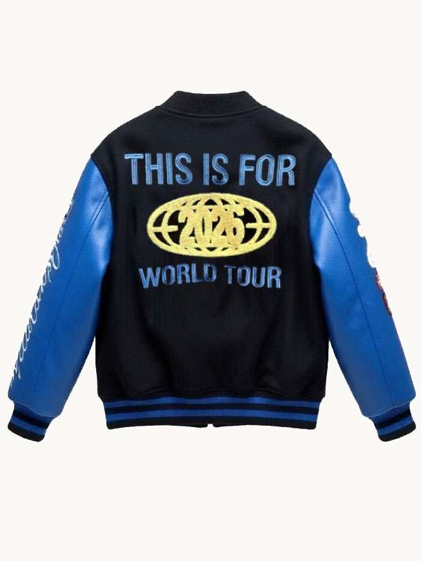 Twice This Is for Varsity Jacket - back view
