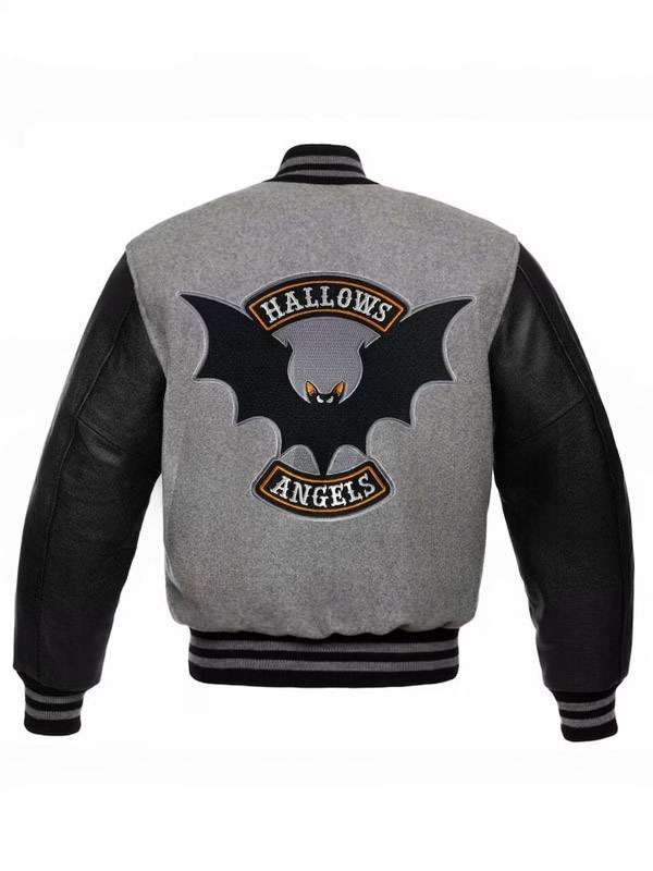 Halloween Spooky Varsity Jacket - back view