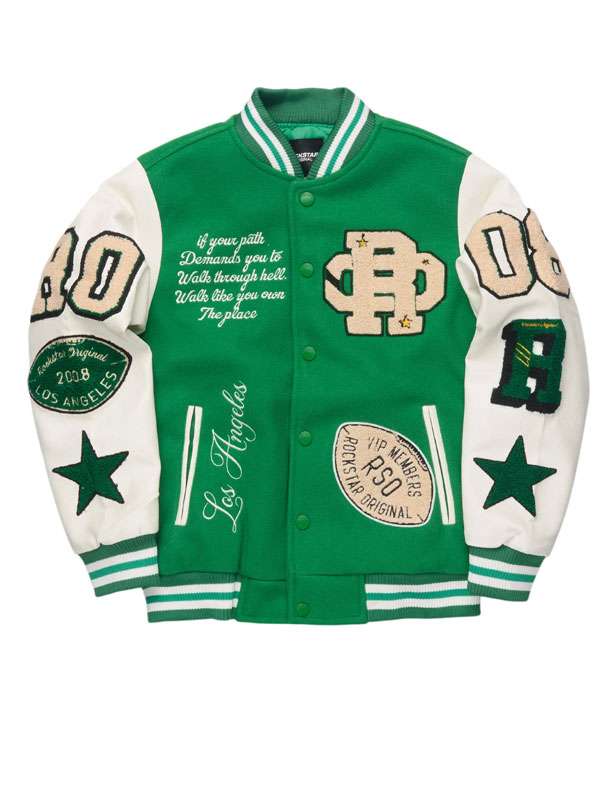 WWE Smackdown Mia Yim Varsity Jacket - side view