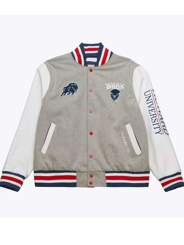 Bison Howard Varsity Jacket - back view