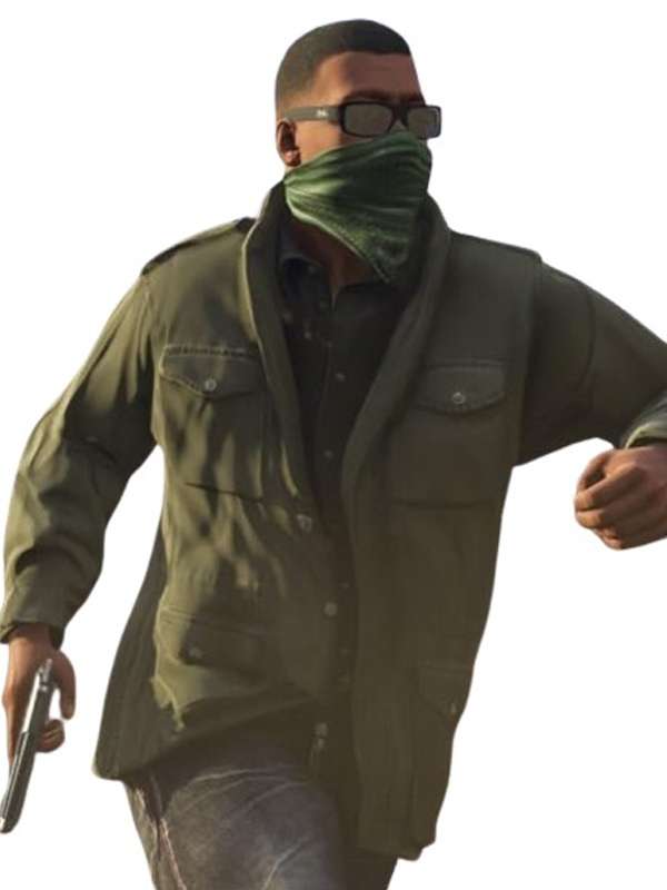 Franklin Clinton Grand Theft Auto V Varsity Jacket