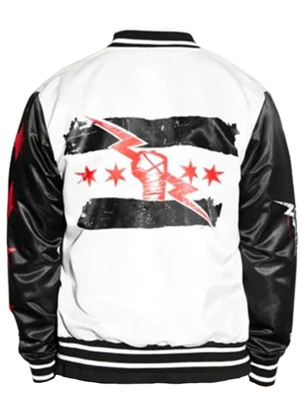 CM Punk Varsity Jacket - back view