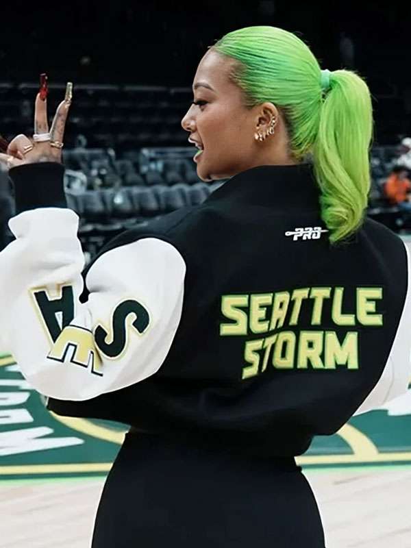 Kayce Kirihara Varsity Jacket - back view
