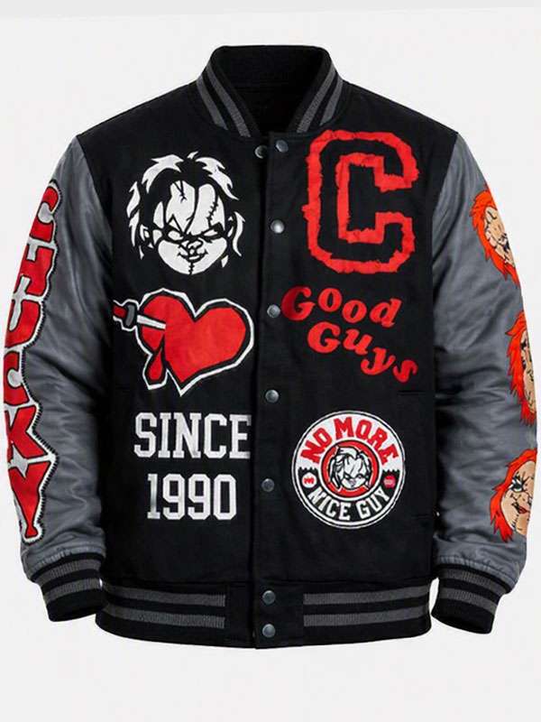 Chucky Good Guys 1990 Varsity Jacket - back view